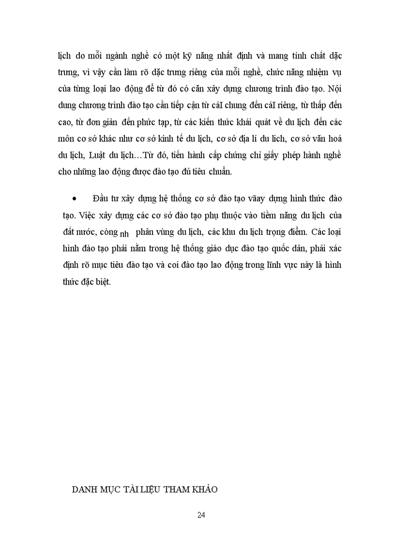 image for page Thực trạng đào tạo nguồn nhân lực cho ngành du lịch Việt Nam