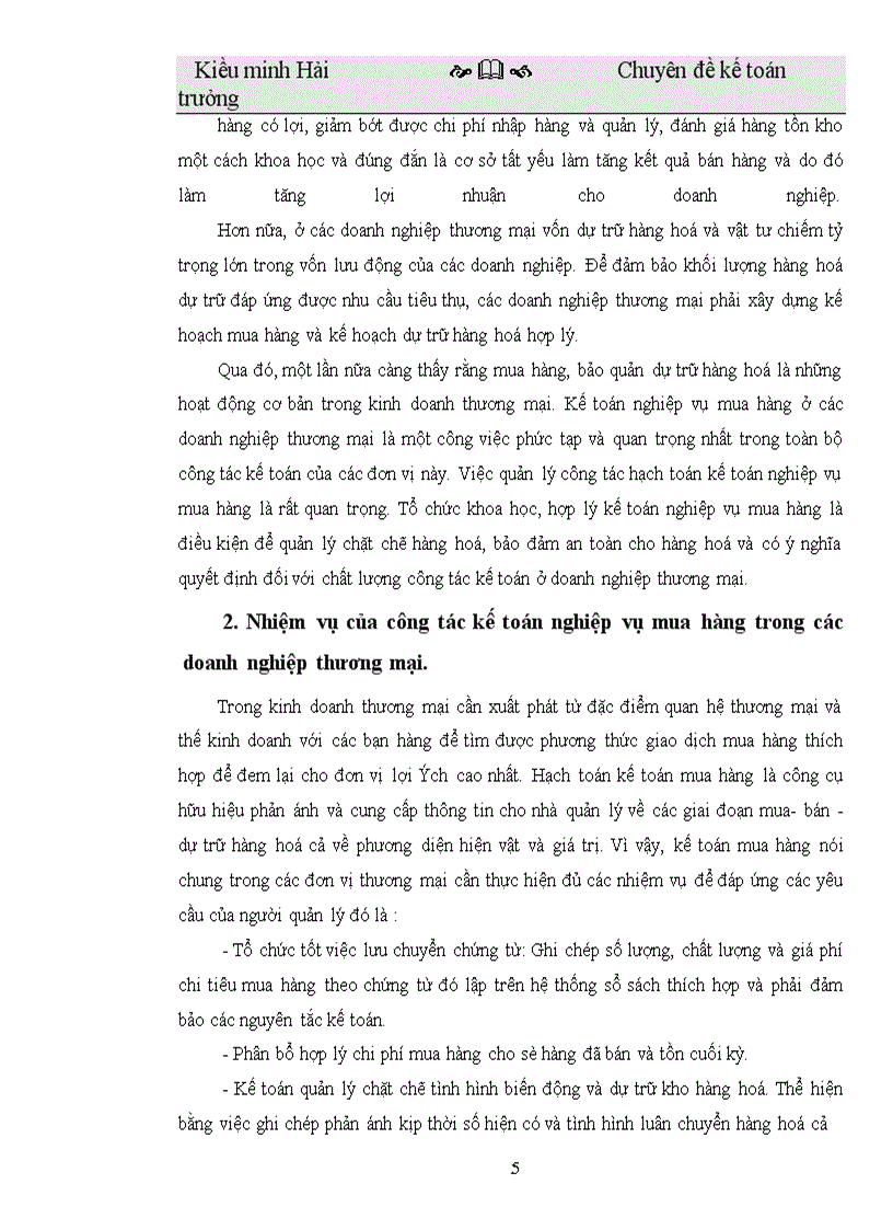 image for page Hoàn thiện kế toán nghiệp vụ mua hàng trong các doanh nghiệp thương mại