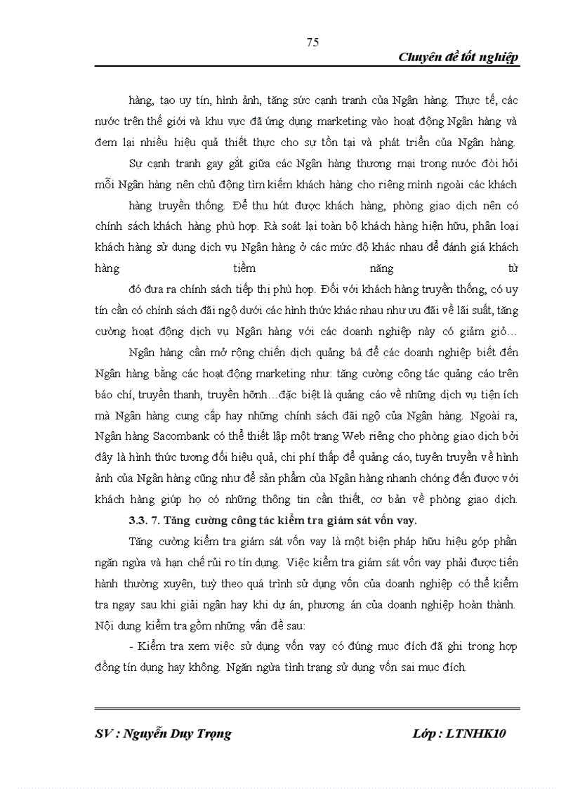 image for page Phát triển hoạt động cho vay đối với Doanh nghiệp vừa và nhỏ tại phòng giao dịch Ngân hàng Sacombank – Lý Nam Đế - Hà Nội