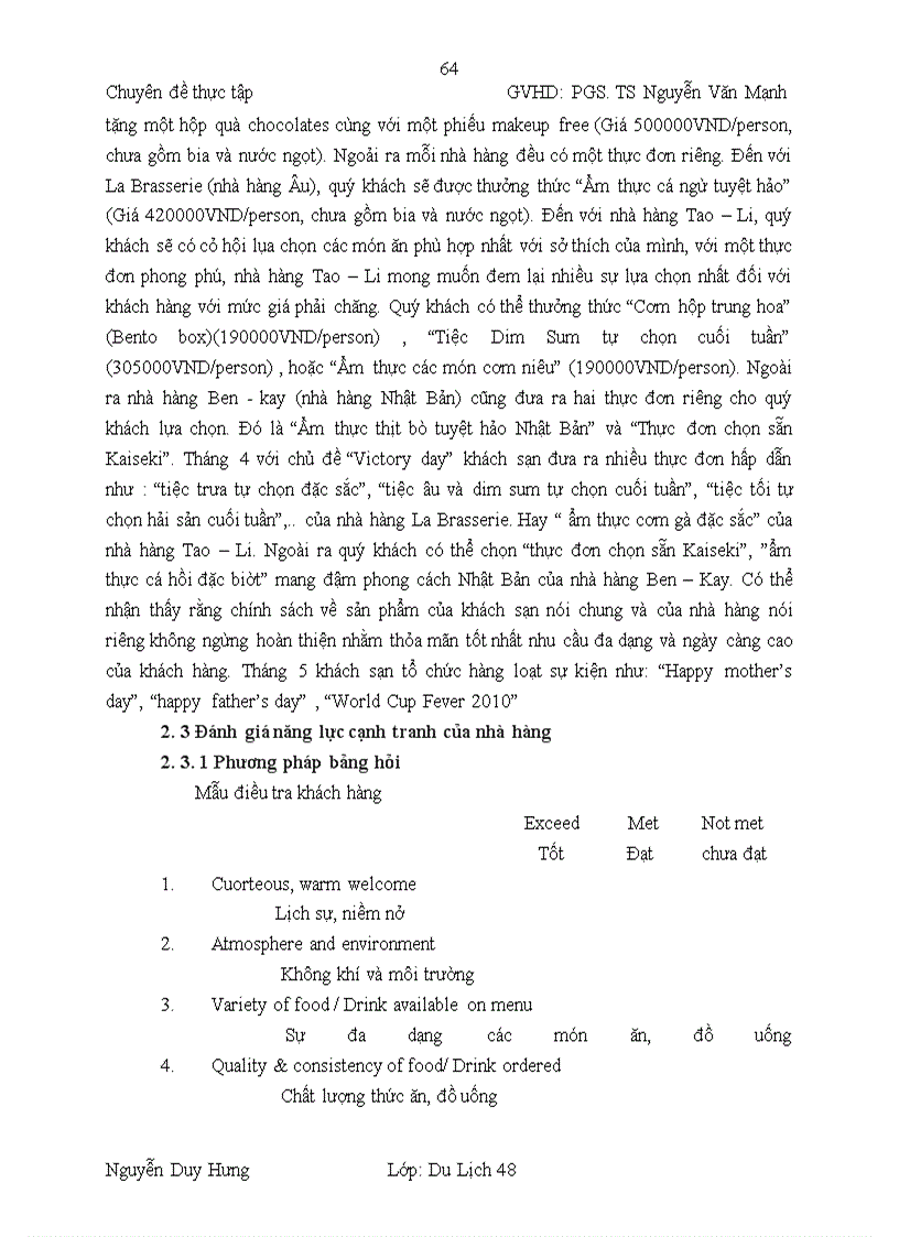 image for page Nâng cao năng lực cạnh tranh của nhà hàng TAO – LI khách sạn NIKKO