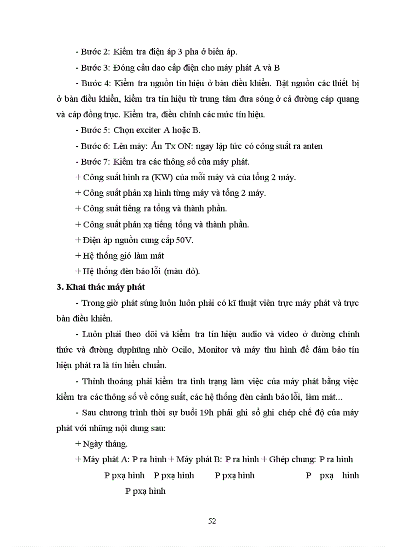 image for page Hệ thống các thiết bị phụ trợ tại đài phát sóng giảng võ