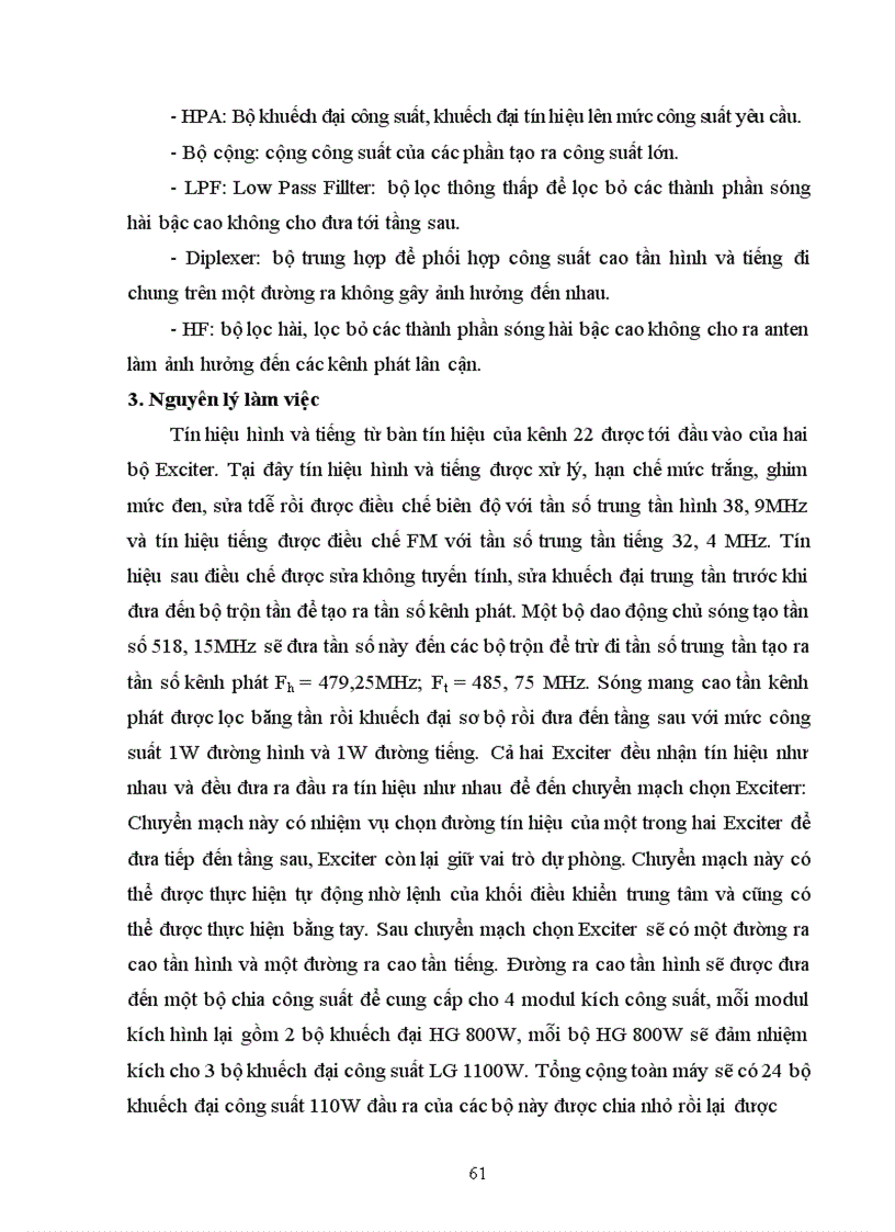 image for page Hệ thống các thiết bị phụ trợ tại đài phát sóng giảng võ