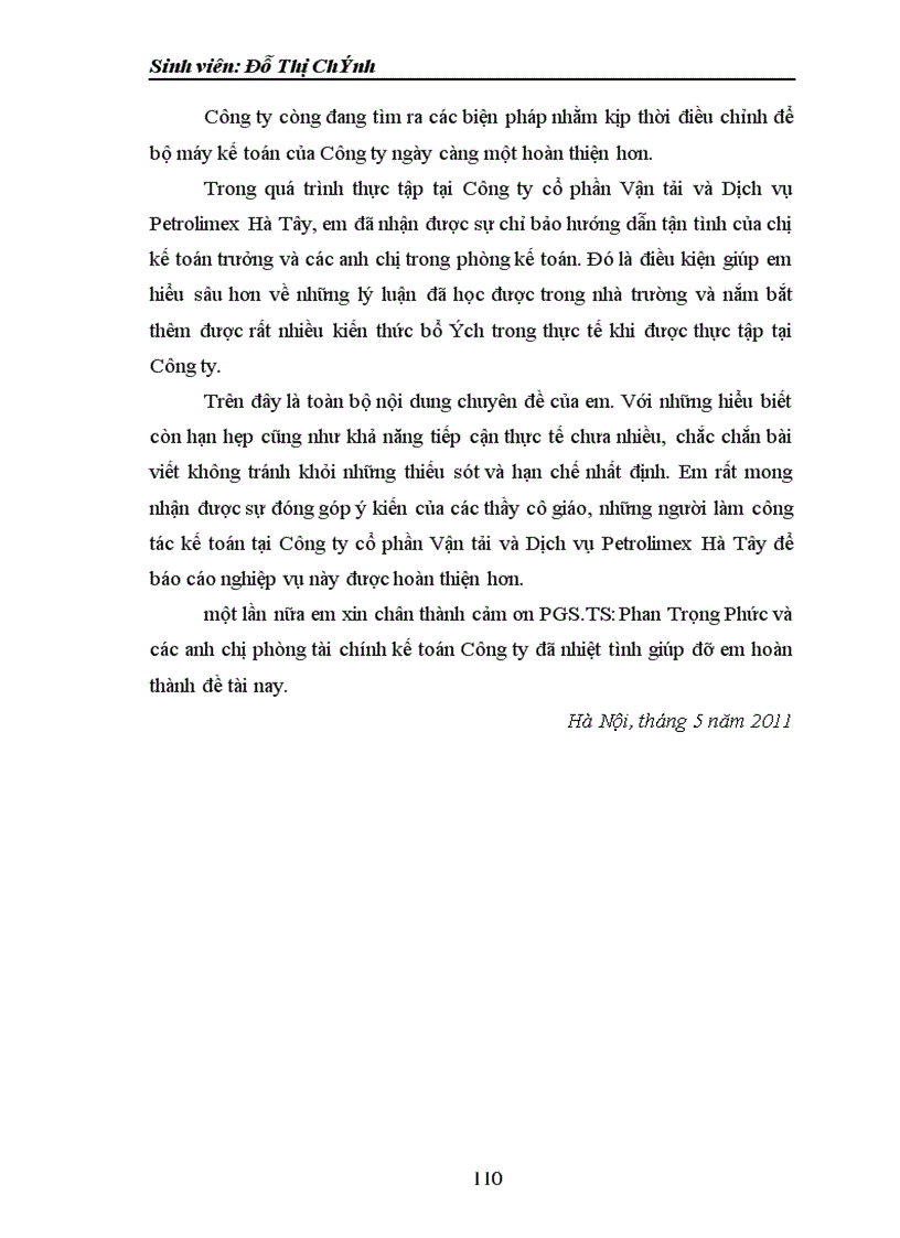 image for page Hoàn thiện kế toán bán hàng và xác định kết quả bán hàng tại Công ty CP Vận tải và dịch vụ petrolimex Hà Tây