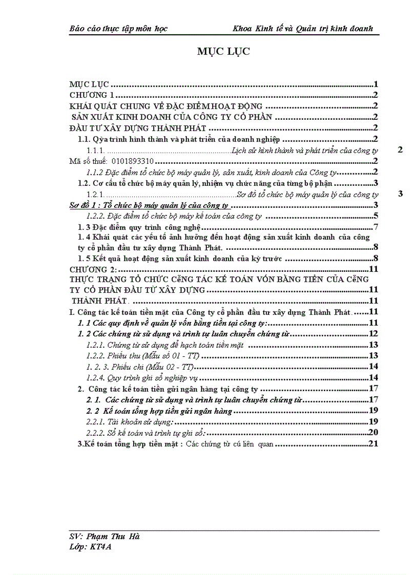 image for page Báo cáo thực tập môn học Khoa Kinh tế và Quản trị kinh doanh