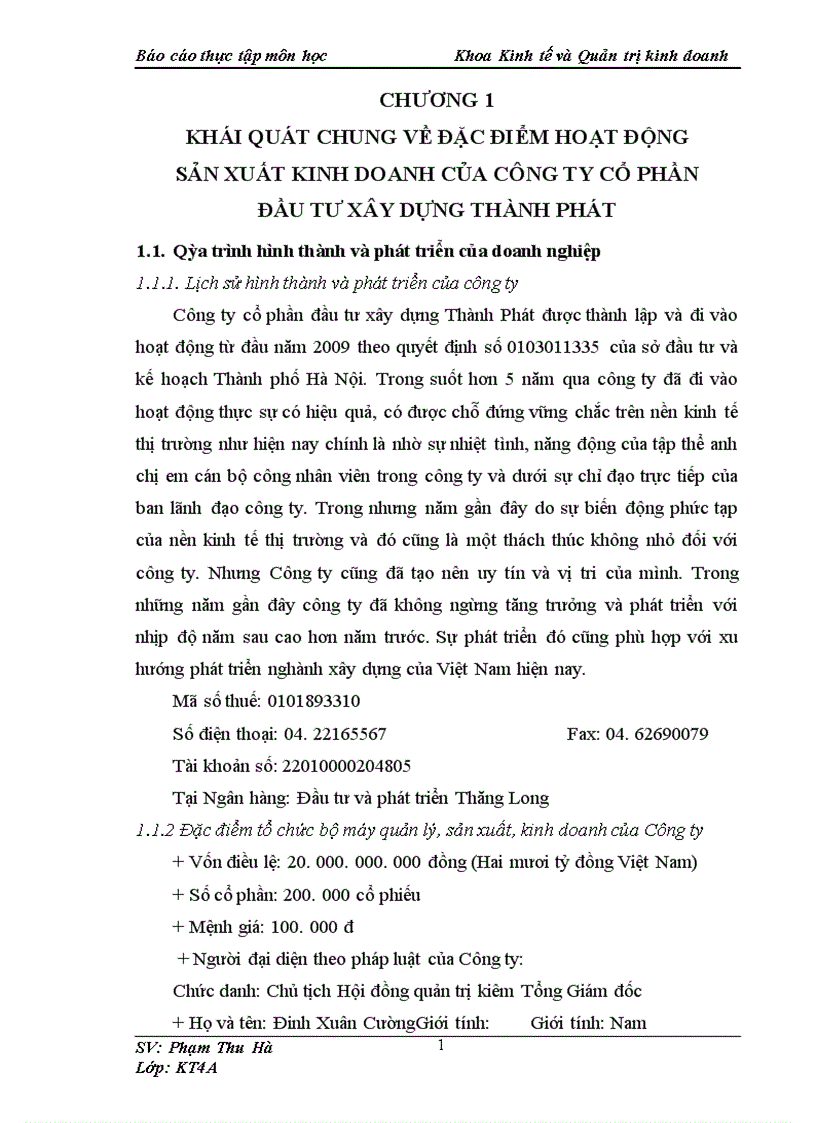 image for page Báo cáo thực tập môn học Khoa Kinh tế và Quản trị kinh doanh