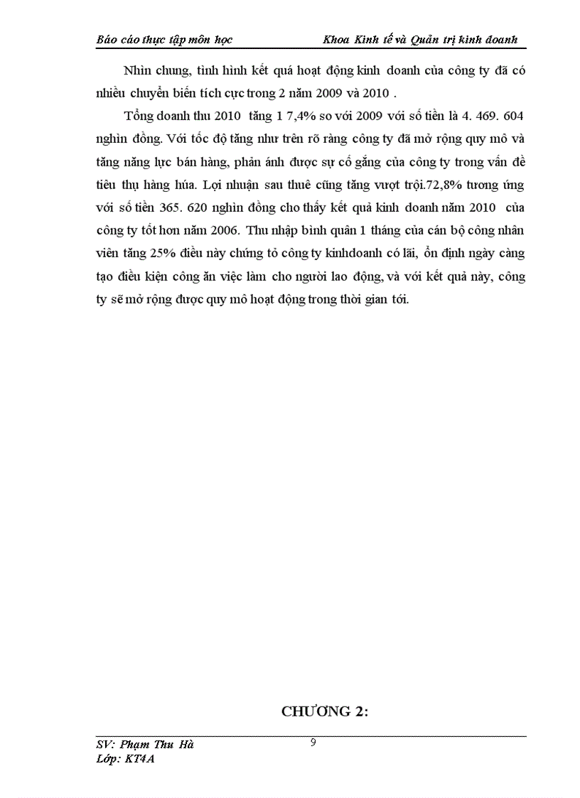 image for page Báo cáo thực tập môn học Khoa Kinh tế và Quản trị kinh doanh