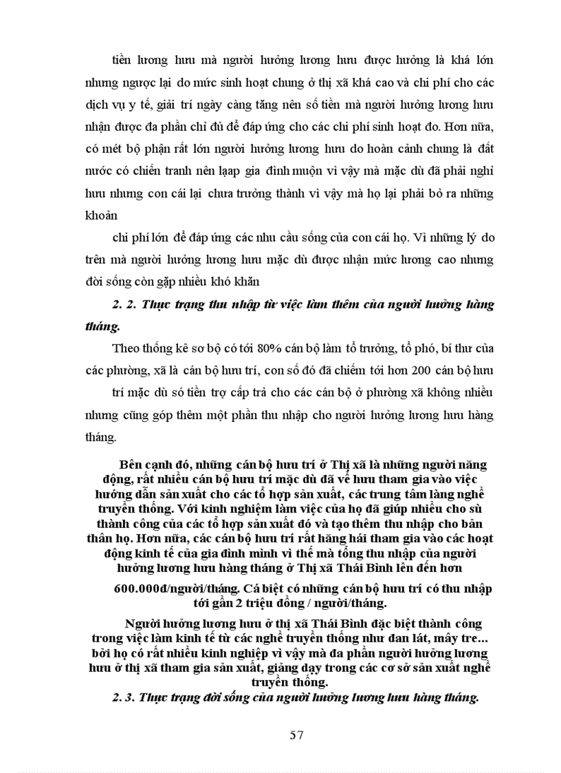 image for page Đời sống và thu nhập của người hưởng lương hưu hàng tháng thực trạng và giải pháp