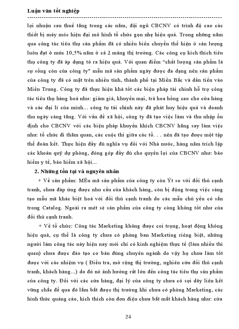 image for page Một số biện pháp nhằm nâng cao sản lượng tiêu thụ sản phẩm tại Công ty Liên doanh TNHH sản xuất và kinh doanh tấm bông PE Hà Nội
