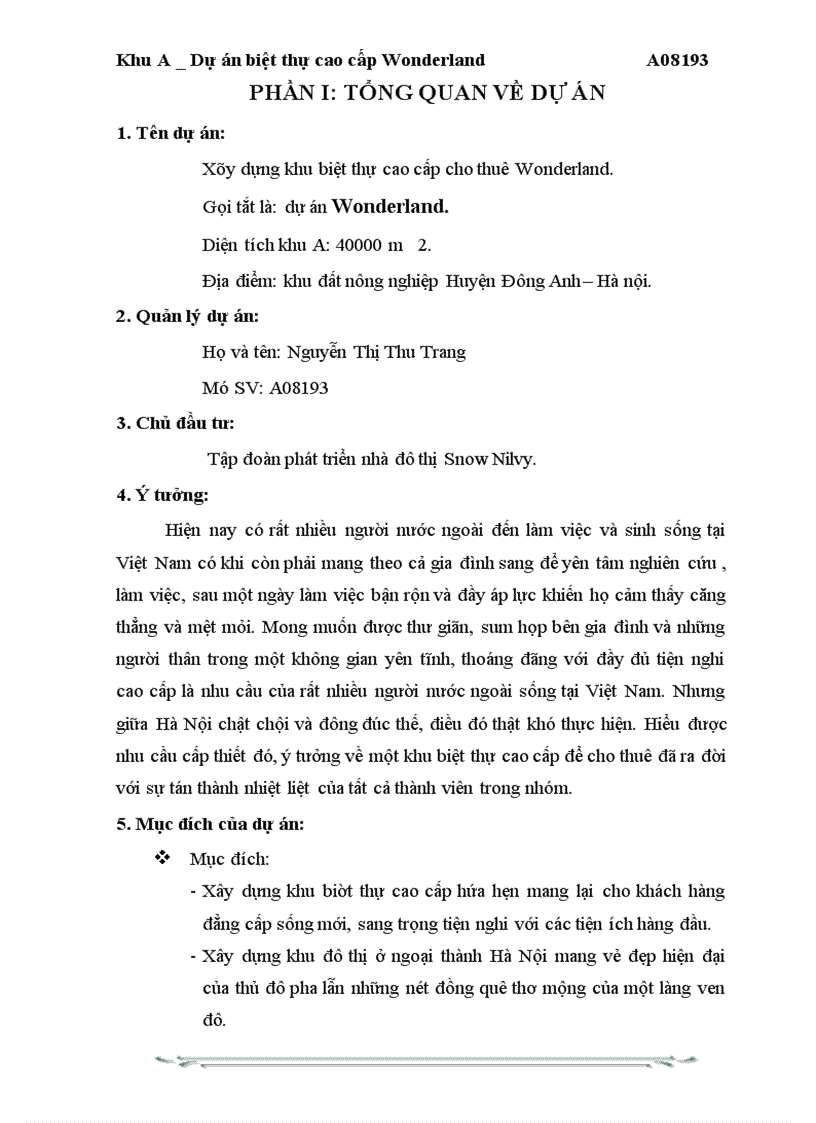 image for page Khu A _Dự án biệt thự cao cấp Wonderland A