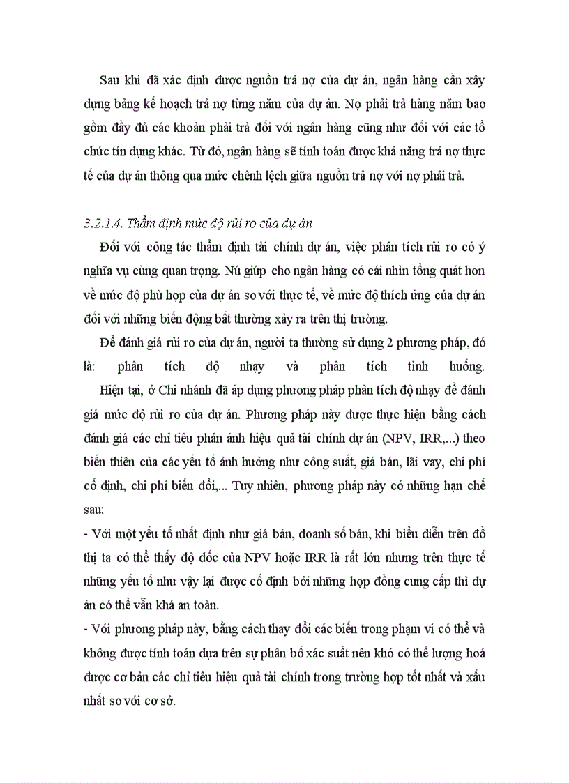 image for page Nâng cao chất lượng thẩm định tài chính dự án đầu tư trong hoạt động cho vay của Ngân hàng Đầu tư & Phát triển Bắc Hà Nội