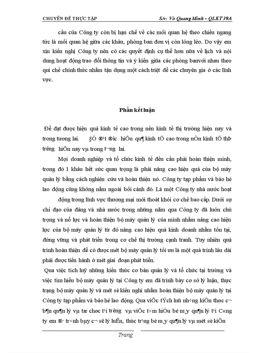 image for page Hoàn thiện bộ máy quản lý tại Công ty Tạp phẩm và Bảo hộ lao động