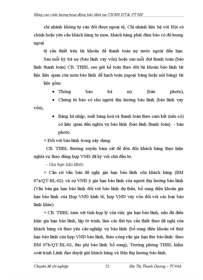 image for page Nâng cao chất lượng hoạt động bảo lãnh tại chi nhánh Ngân hàng Đầu tư và Phát triển Hà Nội