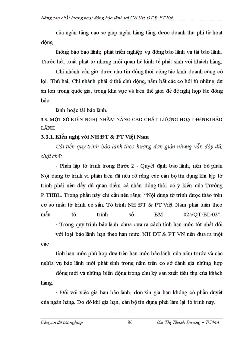 image for page Nâng cao chất lượng hoạt động bảo lãnh tại chi nhánh Ngân hàng Đầu tư và Phát triển Hà Nội