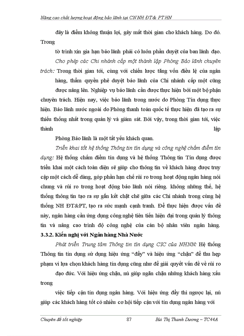 image for page Nâng cao chất lượng hoạt động bảo lãnh tại chi nhánh Ngân hàng Đầu tư và Phát triển Hà Nội