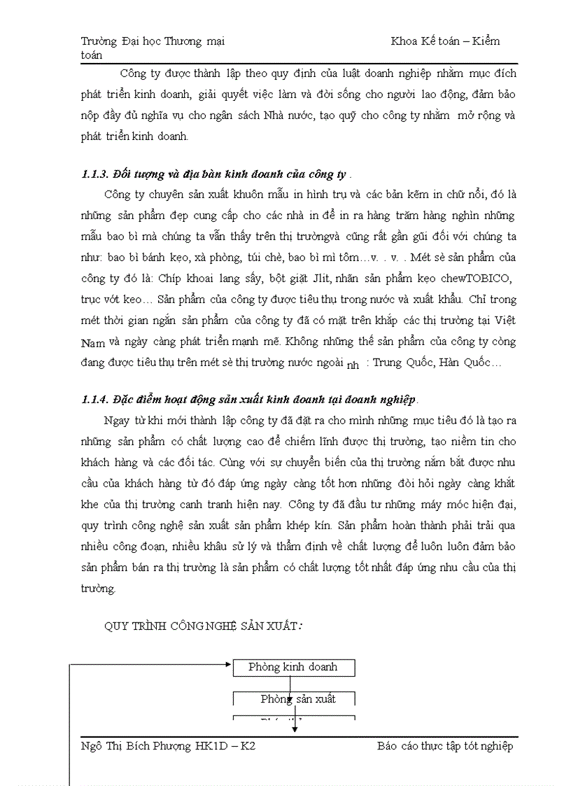 image for page Báo cáo thực tập tại Công ty TNHH Việt Nam Dong Yun Plate Making Miền Bắc