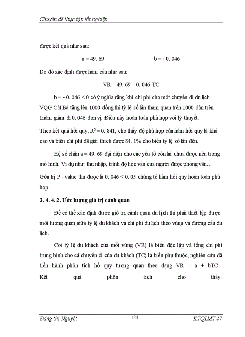 image for page Áp dụng phương pháp chi phí du lịch để đánh giá giá trị cảnh quan vườn quốc gia Cát Bà, Hải Phòng