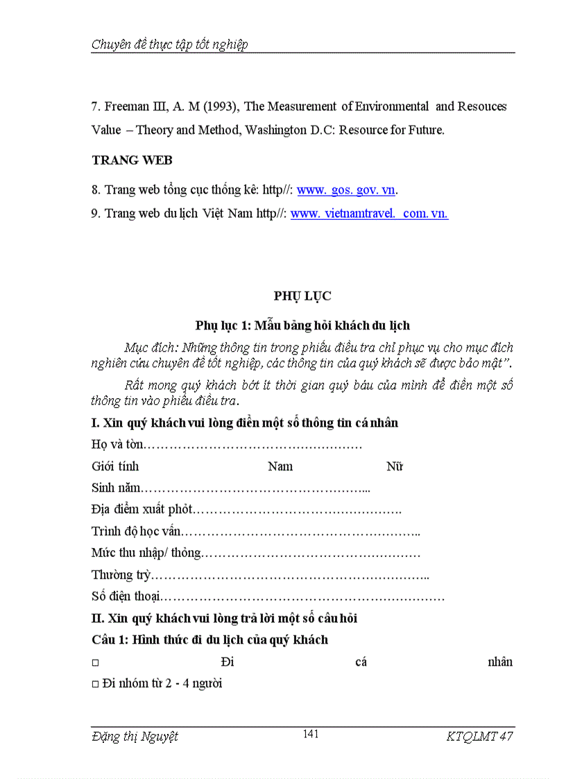 image for page Áp dụng phương pháp chi phí du lịch để đánh giá giá trị cảnh quan vườn quốc gia Cát Bà, Hải Phòng