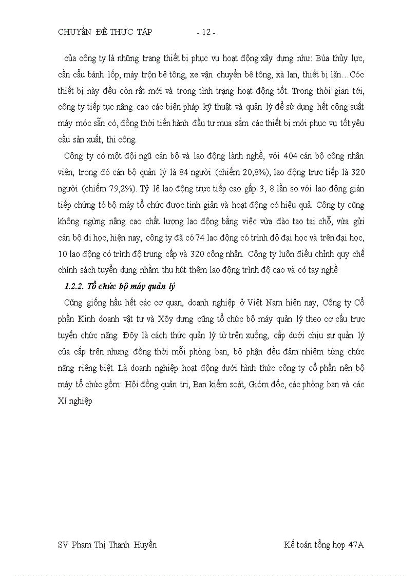 image for page Hoàn thiện công tác kế toán chi phí sản xuất và tính giá thành sản phẩm xây lắp nhằm tăng cường hiệu lực quản trị chi phí tại Công ty Cổ phần Kinh doanh vật tư và Xây dựng