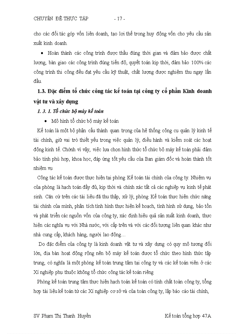 image for page Hoàn thiện công tác kế toán chi phí sản xuất và tính giá thành sản phẩm xây lắp nhằm tăng cường hiệu lực quản trị chi phí tại Công ty Cổ phần Kinh doanh vật tư và Xây dựng