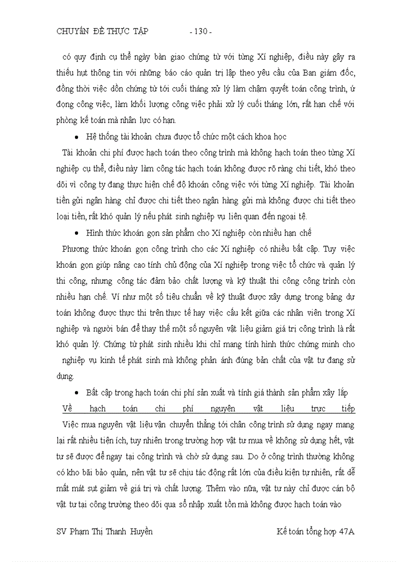 image for page Hoàn thiện công tác kế toán chi phí sản xuất và tính giá thành sản phẩm xây lắp nhằm tăng cường hiệu lực quản trị chi phí tại Công ty Cổ phần Kinh doanh vật tư và Xây dựng