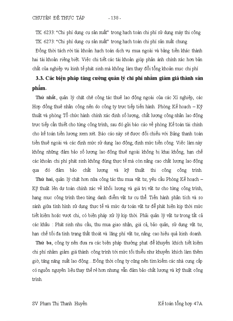 image for page Hoàn thiện công tác kế toán chi phí sản xuất và tính giá thành sản phẩm xây lắp nhằm tăng cường hiệu lực quản trị chi phí tại Công ty Cổ phần Kinh doanh vật tư và Xây dựng
