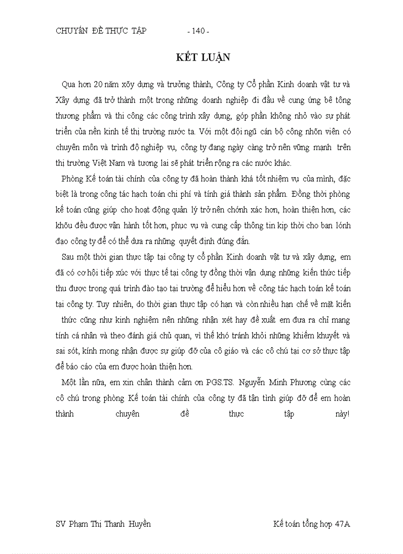 image for page Hoàn thiện công tác kế toán chi phí sản xuất và tính giá thành sản phẩm xây lắp nhằm tăng cường hiệu lực quản trị chi phí tại Công ty Cổ phần Kinh doanh vật tư và Xây dựng