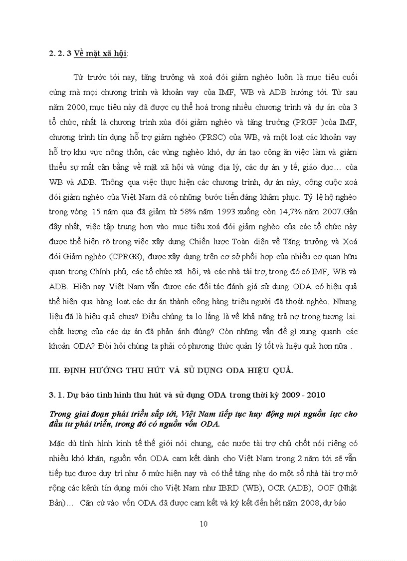image for page Đánh giá hiệu quả sử dụng vốn oda trong thời gian vừa qua và định hướng cho giai đoạn tới của VIỆT NAM