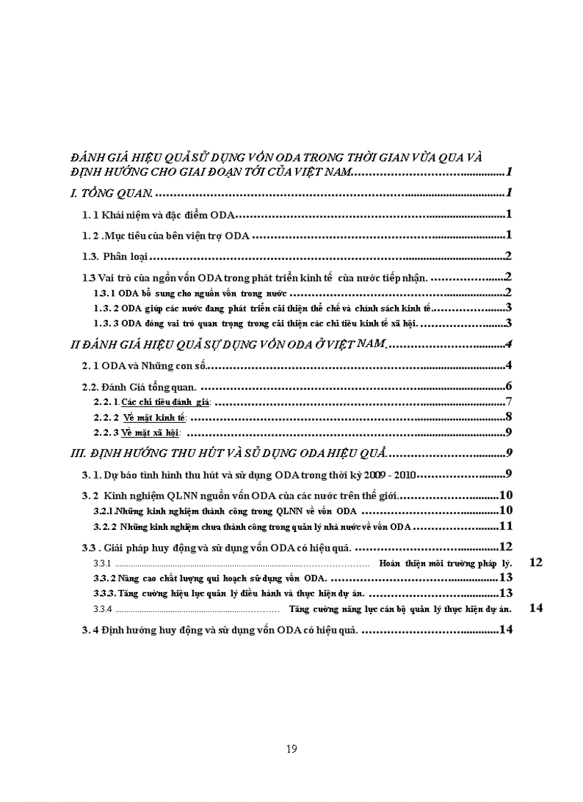 image for page Đánh giá hiệu quả sử dụng vốn oda trong thời gian vừa qua và định hướng cho giai đoạn tới của VIỆT NAM