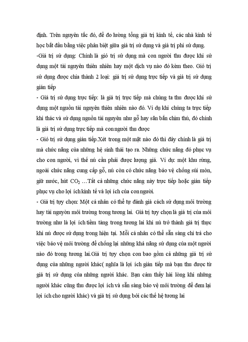 image for page Áp dụng phương pháp chi phí du lịch ( TCM ) để đánh giá giá trị cảnh quan của VQG Cúc phương