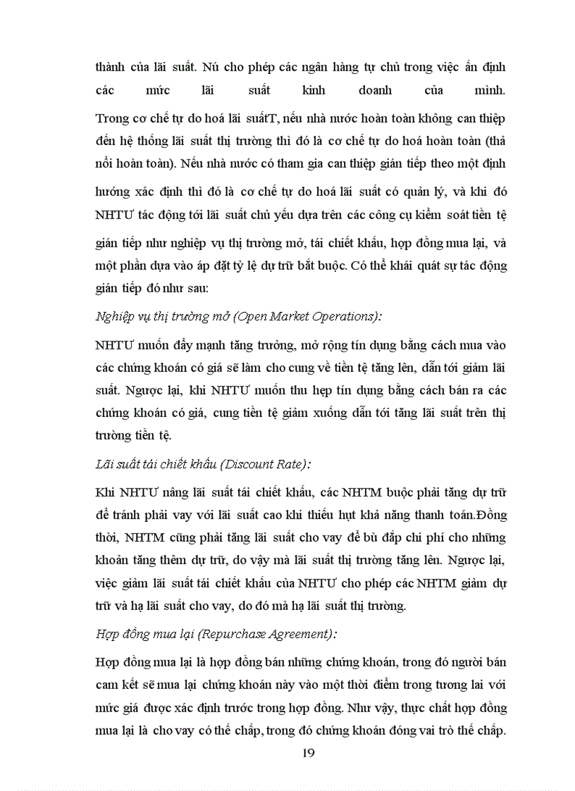 image for page Tự do hoá lãi suất ở VIỆT NAM