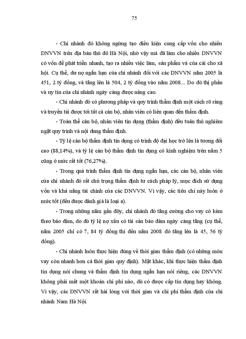 image for page Nâng cao chất lượng thẩm định tín dụng ngắn hạn đối với doanh nghiệp vừa và nhỏ tại NHNo&PTNT chi nhánh Nam Hà Nội