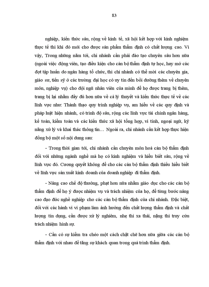 image for page Nâng cao chất lượng thẩm định tín dụng ngắn hạn đối với doanh nghiệp vừa và nhỏ tại NHNo&PTNT chi nhánh Nam Hà Nội
