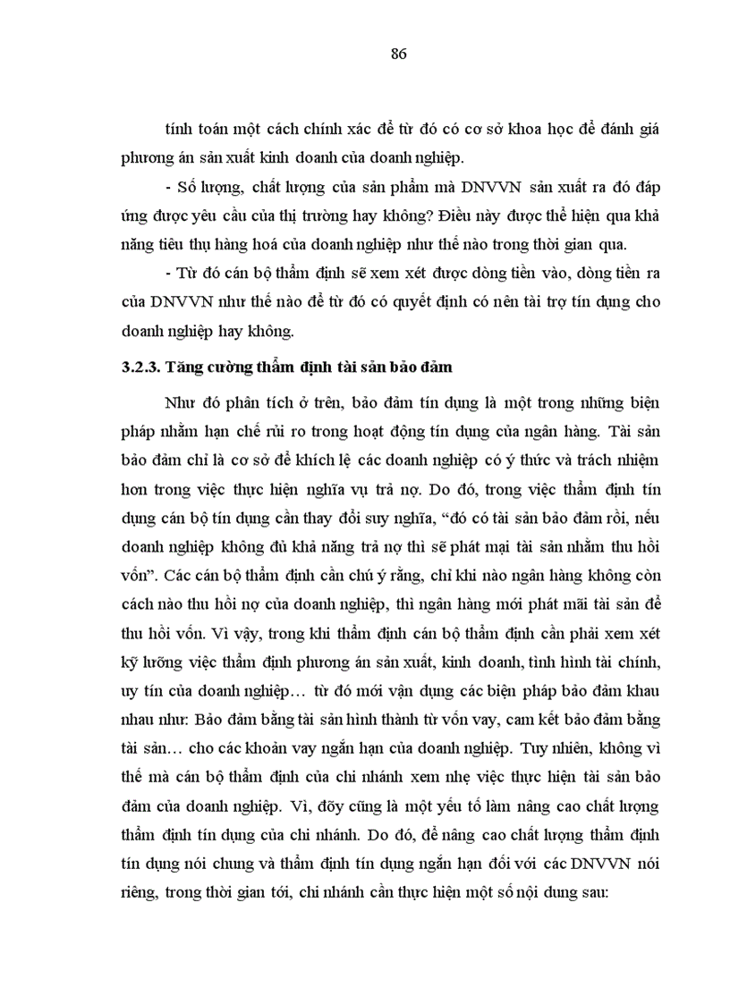 image for page Nâng cao chất lượng thẩm định tín dụng ngắn hạn đối với doanh nghiệp vừa và nhỏ tại NHNo&PTNT chi nhánh Nam Hà Nội