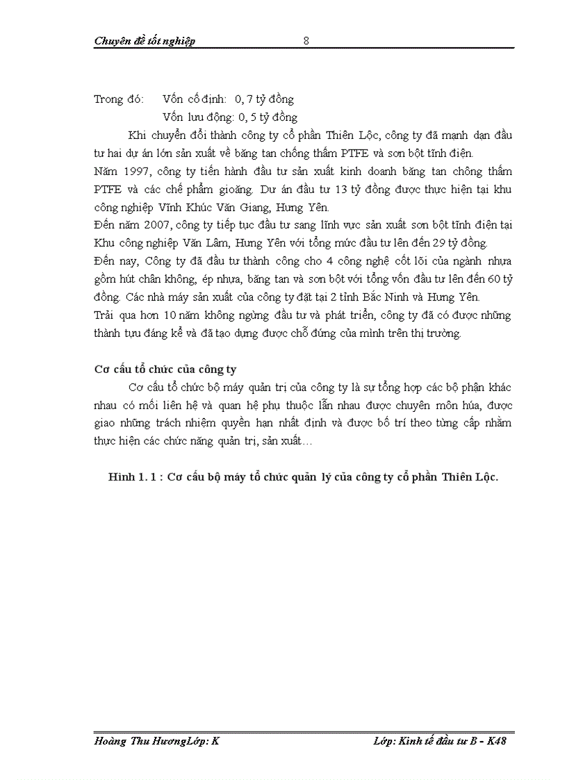 image for page Đầu tư phát triển tại công ty cổ phần Thiên Lộc – Thực trạng và giải pháp