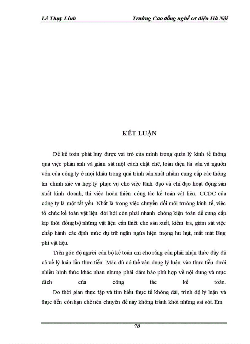 image for page Tổ chức công tác kế toán nguyên vật liệu, công cụ dụng cụ ở công ty cổ phần tư vấn đầu tư và XD Đồng Tiến