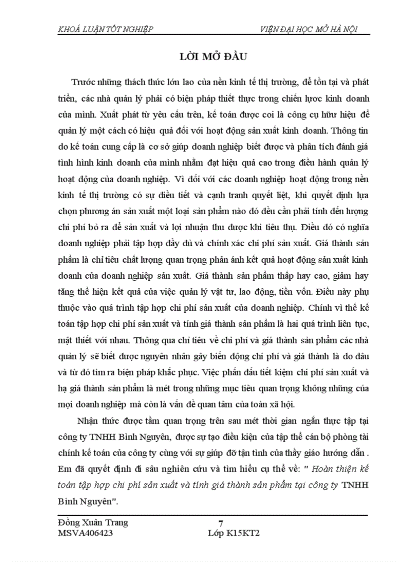 image for page Hoàn thiện kế toán tập hợp chi phí sản xuất và tính giá thành sản phẩm tại công ty TNHH Bình Nguyên