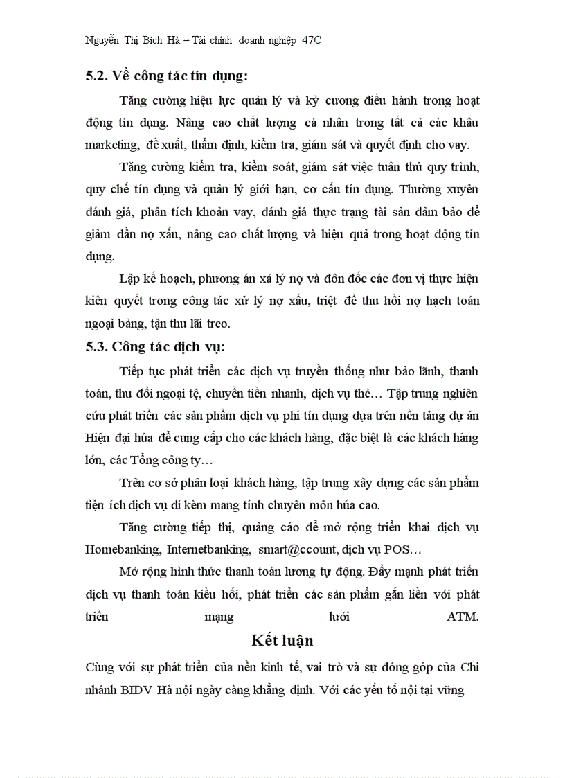 image for page Báo cáo thực tập tại Chi nhánh BIDV Hà Nội