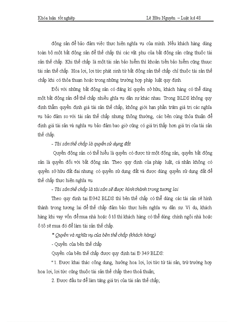image for page Chế độ pháp lý về bảo đảm tiền vay và thực tiễn áp dụng tại ngân hàng VPBank – Chi nhánh Đông Đô