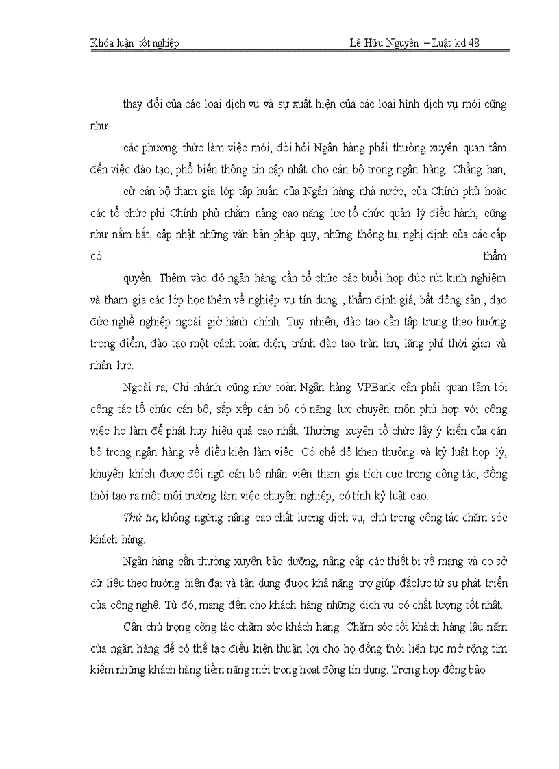 image for page Chế độ pháp lý về bảo đảm tiền vay và thực tiễn áp dụng tại ngân hàng VPBank – Chi nhánh Đông Đô