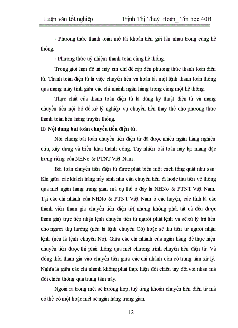 image for page Xây dựng hệ thống chuyển tiền điện tử tại các đơn vị chuyển tiền trong ngân hàng nông nghiệp và phát triển nông thôn Việt Nam .