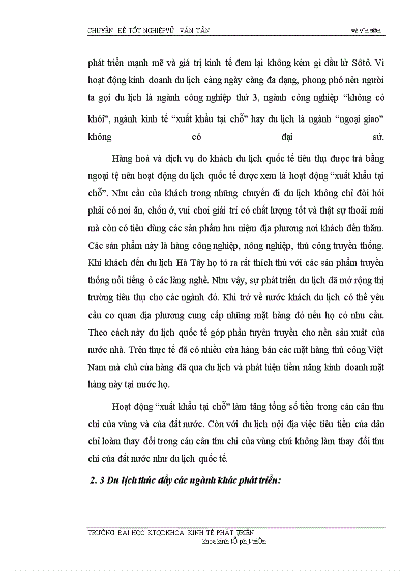 image for page Phát triển du lịch Hà Tây, thực trạng và giải pháp