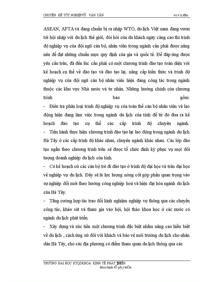 image for page Phát triển du lịch Hà Tây, thực trạng và giải pháp