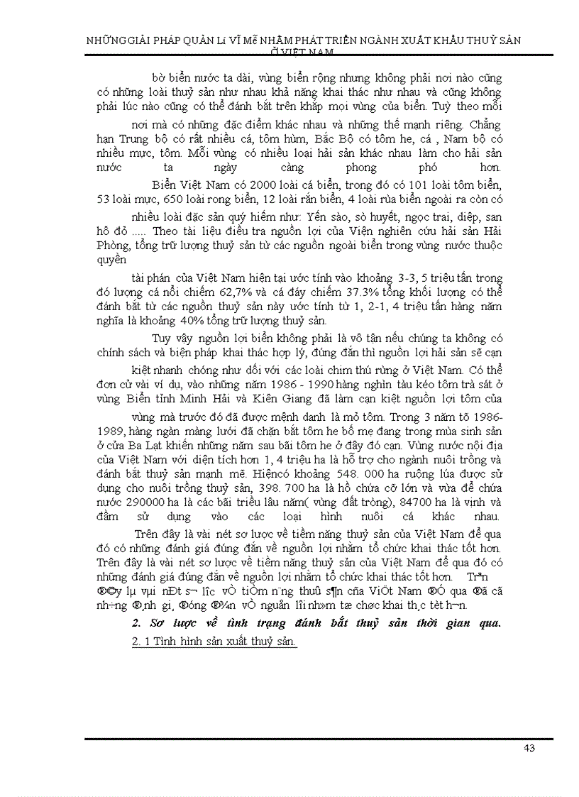 image for page Những giải pháp quản lý vĩ mô nhằm phát triển xuất khẩu thuỷ sản Việt nam đến năm 2005