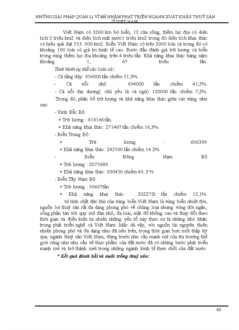 image for page Những giải pháp quản lý vĩ mô nhằm phát triển xuất khẩu thuỷ sản Việt nam đến năm 2005