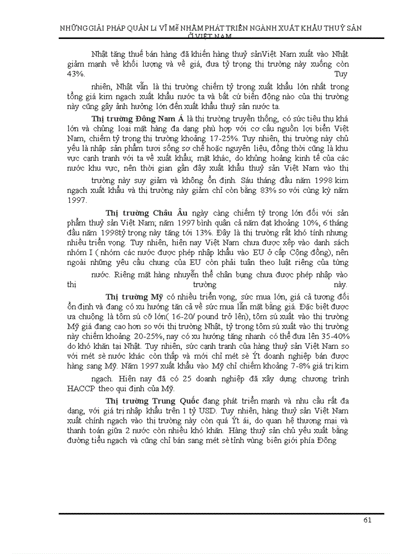 image for page Những giải pháp quản lý vĩ mô nhằm phát triển xuất khẩu thuỷ sản Việt nam đến năm 2005