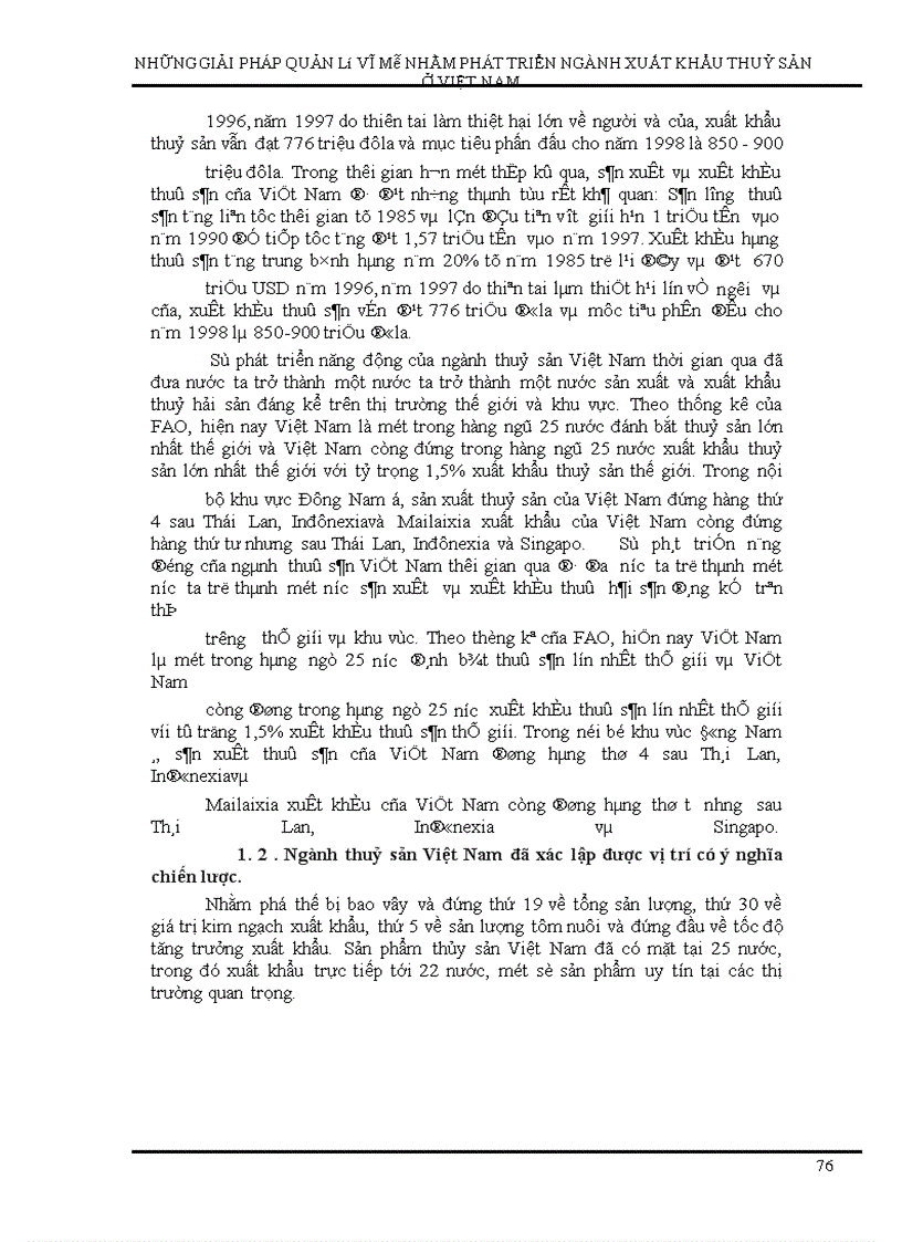 image for page Những giải pháp quản lý vĩ mô nhằm phát triển xuất khẩu thuỷ sản Việt nam đến năm 2005