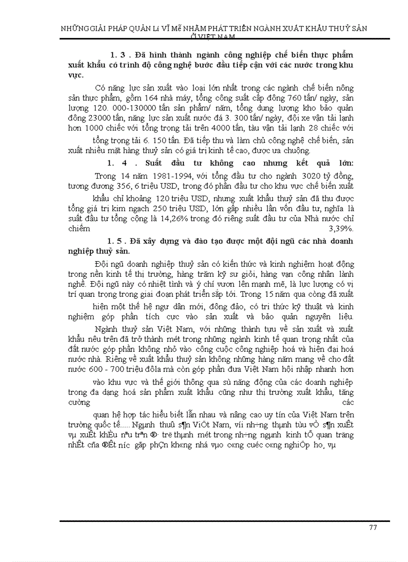 image for page Những giải pháp quản lý vĩ mô nhằm phát triển xuất khẩu thuỷ sản Việt nam đến năm 2005