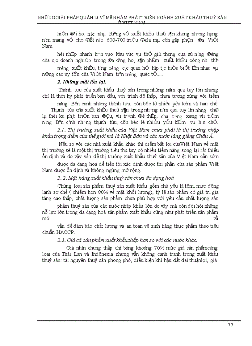 image for page Những giải pháp quản lý vĩ mô nhằm phát triển xuất khẩu thuỷ sản Việt nam đến năm 2005