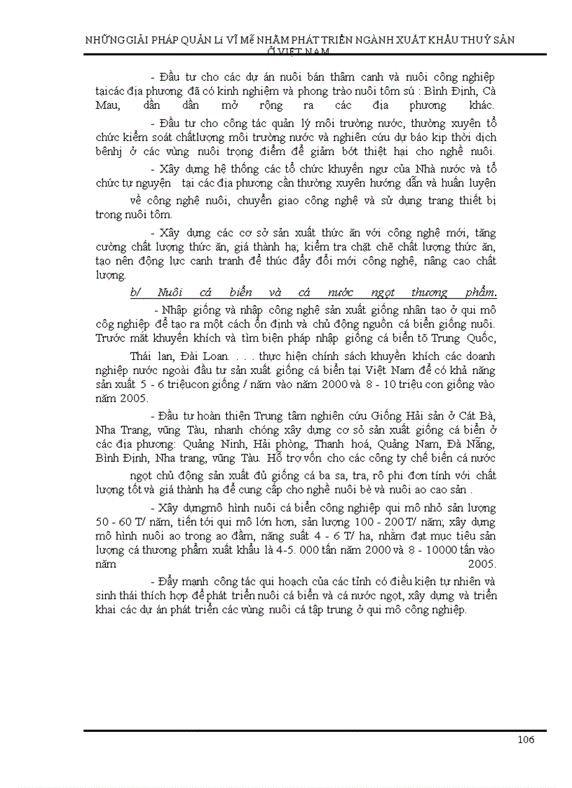 image for page Những giải pháp quản lý vĩ mô nhằm phát triển xuất khẩu thuỷ sản Việt nam đến năm 2005