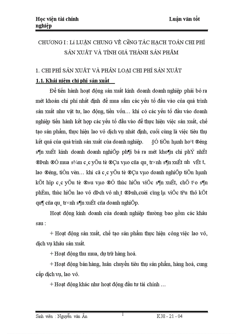 image for page Công tác hạch toán chi phí sản xuất và tính giá thành sản phẩm ở công ty bánh kẹo Tràng an